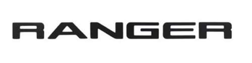 Tailgate Sticker Compatible with Ford Ranger Solid Black